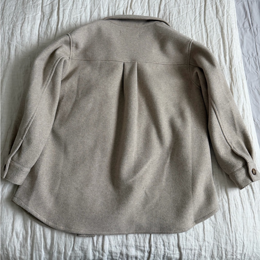 Beige Button-Up Jacket - Picture 2 of 2